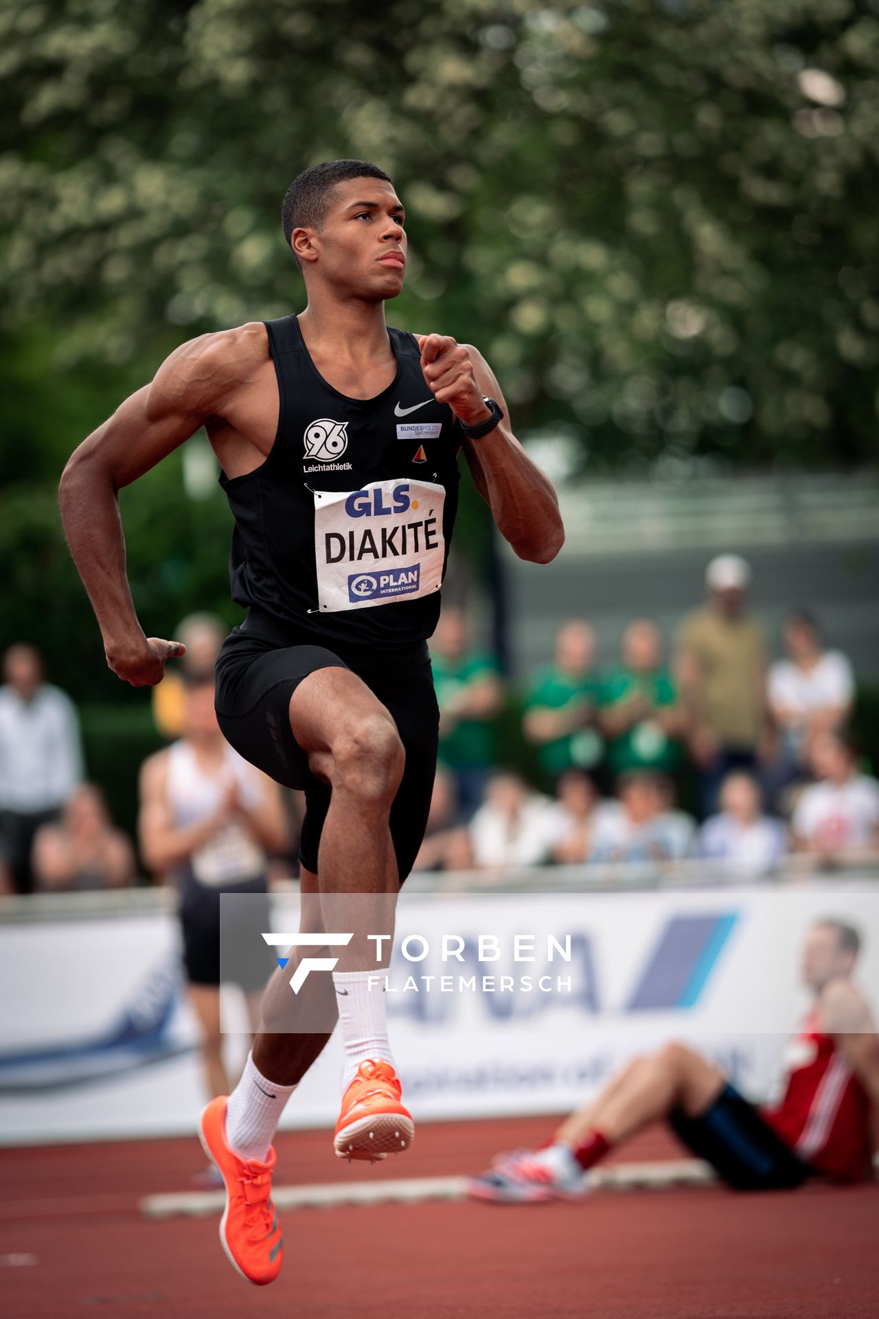 Malik Diakite (Hannover 96) beim Hochsprung am 07.05.2022 beim Stadtwerke Ratingen Mehrkampf-Meeting 2022 in Ratingen